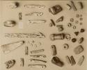 Assortment of beads and other objects