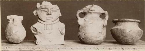 Pottery - vases and bust