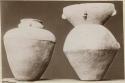 Two clay jars