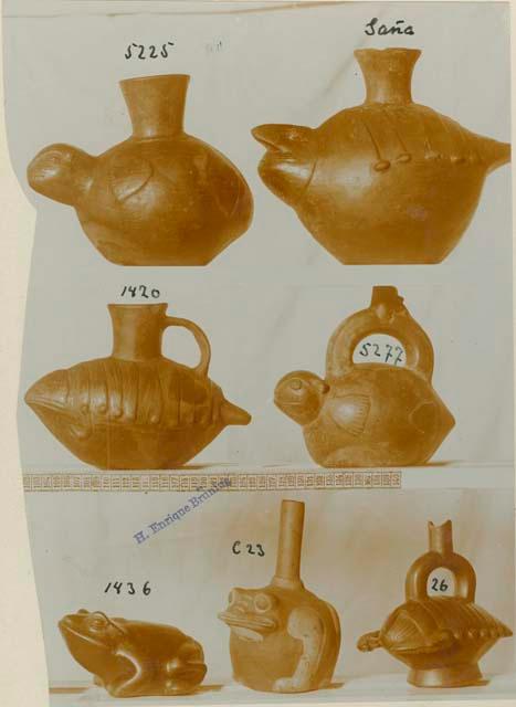 Collection of pottery vessels