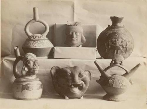 Collection of pottery