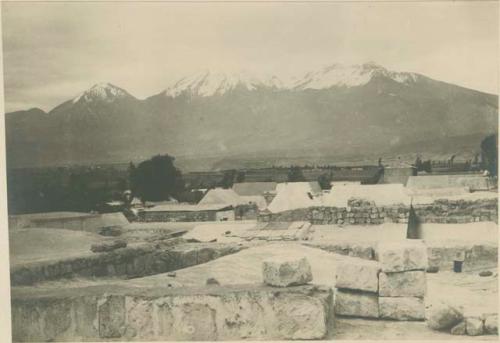 Village rooftops