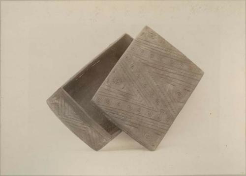 Rectangular box with incised design