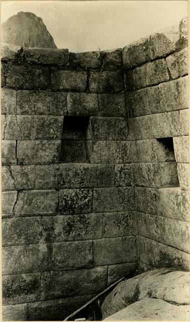 Interior of tower near Snake Window