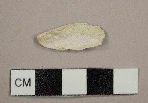 Kaoline/White ball clay pipe bowl fragment