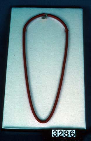 String of red beads