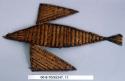 Palm-leaf printing form (flying fish or bird) for tapa cloth