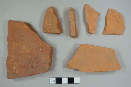 Brick tile fragments