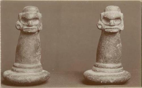 Pestle or muller with shape of human head