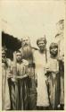 The Capuchino head missionary and group of Motilone Indian men