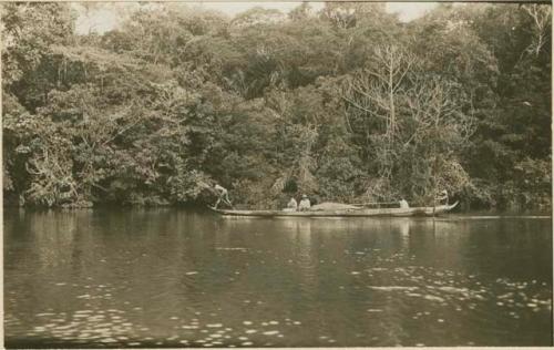 Four men in a boat