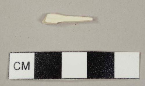 Creamware sherd, possibly footring fragment