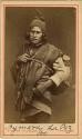 Studio portrait of man carrying bag