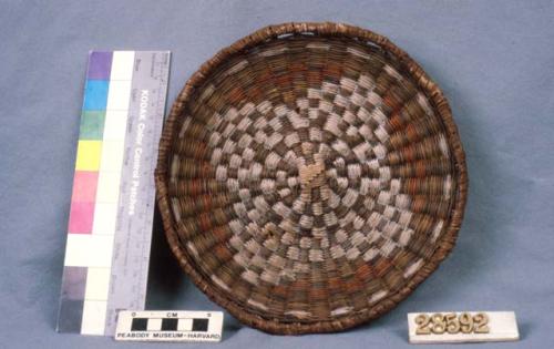 Wicker basket tray