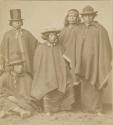 Studio portrait of a group of five men