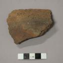 Ceramic rim sherd, small dentates along rim