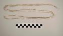 Organic shell wampum beads, tubular