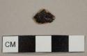 Black lead-glazed red earthenware sherd