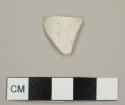 Kaolin/White ball clay pipe bowl fragment