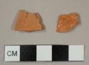 Brick fragments, including one possible red earthenware sherd