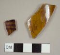 Rockingham ware sherds