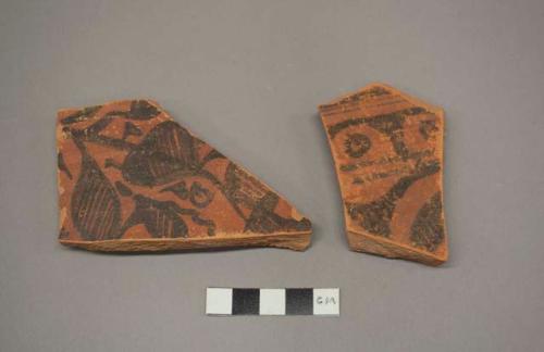 Pieces of painted pottery jar (Indus)