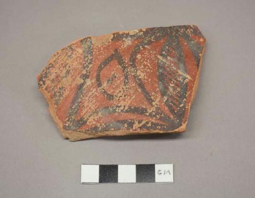 Painted potsherd (Indus) - 3.92" long