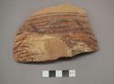 Painted potsherd (5.18" long)