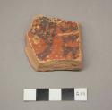 Painted potsherd (Later Ware) 1.9" long