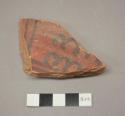 Painted potsherd (Later Ware) 3.15" long