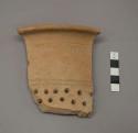 Fragment of pottery brazier