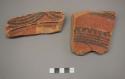 Painted potsherds