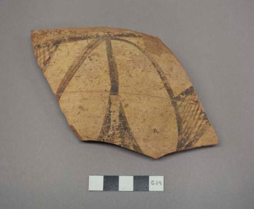 Painted potsherd (6.06" long)