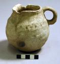 Plain pottery mug
