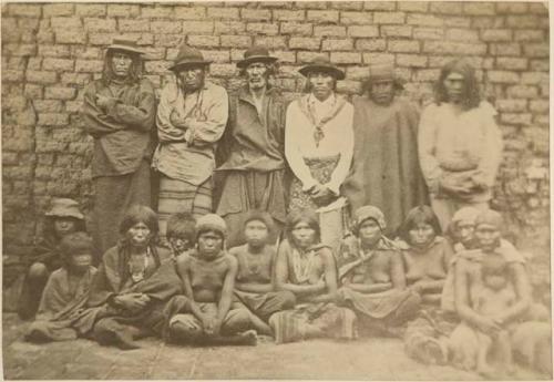 Group in front of a building