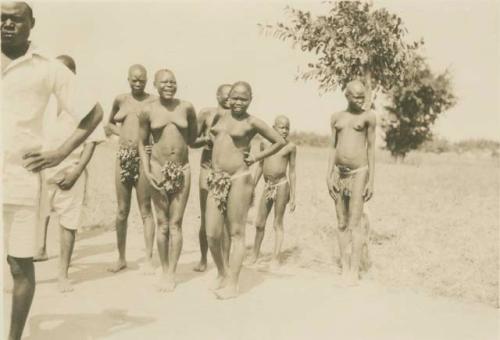 Group of women, and two men