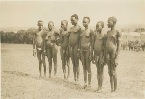 Group of women and girls standing