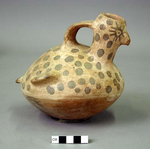 Peruvian vessel in bird form