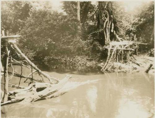 Collapsed bridge