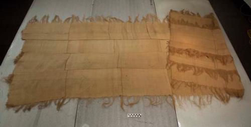 Piece of coconut fiber cloth