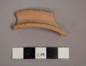 Ceramic rim sherd with painted banded design