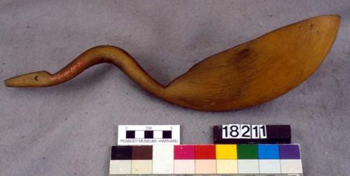 Spoon of mountain sheep horn