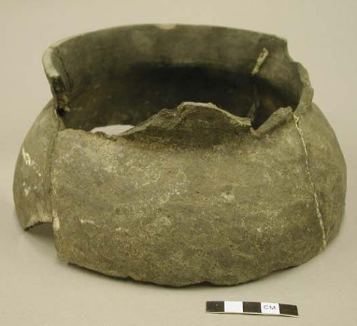 Partial jar, base and rim sherds missing