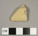 Footring, base sherd of grey stoneware with buff glaze