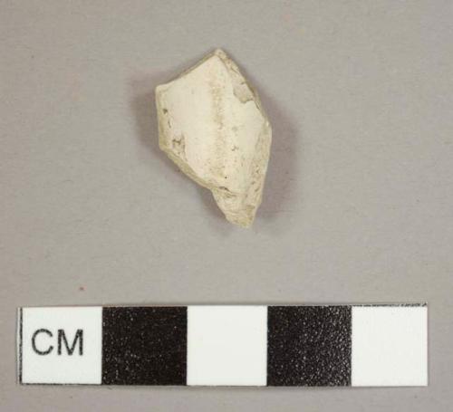 Kaolin/White ball clay pipe bowl fragment