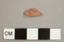 High-fired, refined red earthenware sherd