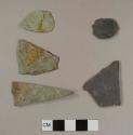 Fieldstone and slate fragments