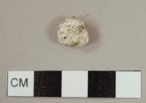 Small ball of white mortar