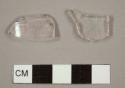 Solarized bottle glass fragments
