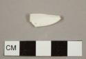 White plastic spoon fragment